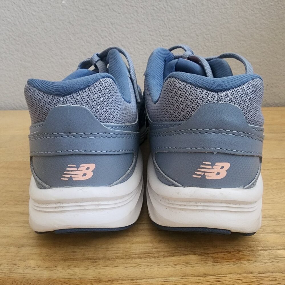 New Balance 496 V3 Blue/Grey Walking Sneaker Shoes Womens Sz 9 | WW496SP3 - Picture 2 of 12